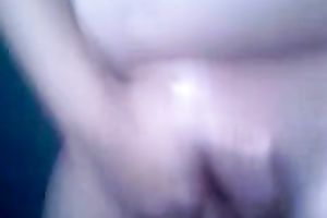 Torrid BBW wench demonstrtates her large moist knockers