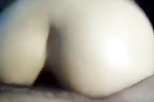 My spicy sexy girlfriend with rounded bum can't live without it from behind