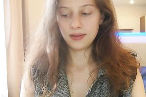 Playful dark brown and the beauty of her butt cheeks