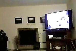 Chunky large breasted cheating wife provided favourable hubby with astonishing HJ
