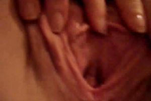Amazing closeup view of my babe's enchanting bald strong muff