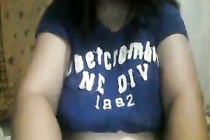 Ardent Filipina brunette hair mother I'd like to fuck was flashing her rather saggy large milk cans