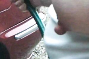 Mature bbw hotwife of mine washes my car flashing her large saggy breasts