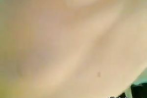 Slender and cute pale skin blond girl topless on cam