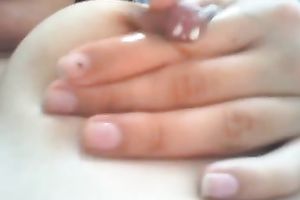 My lactating Married slut smashes her wet crack with a sex tool in close up video