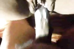 Thrusting large hard ramrod in constricted muff of my hawt Married slut