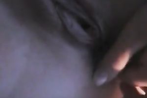 Lusty and breasty web livecam wench was teasing her own beefy slit