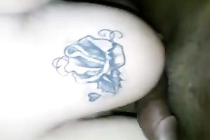 Boyfriend receives a admirable blowjob and then an fantastic tit job from inked ht hottie