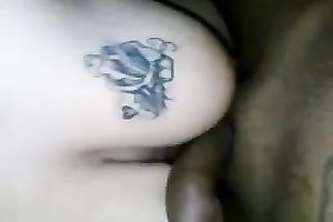 Boyfriend receives a admirable blowjob and then an fantastic tit job from inked ht hottie