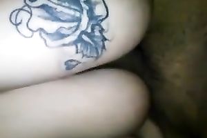 Boyfriend receives a admirable blowjob and then an fantastic tit job from inked ht hottie