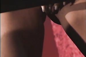 Depraved dark brown receives what this babe likes most- big pecker