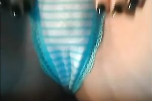 I caress my hairless cum-hole with fingers in my sexy solo