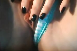 I caress my hairless cum-hole with fingers in my sexy solo