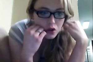 I have a fun stroking my cunt in the hotel