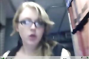 I have a fun stroking my cunt in the hotel