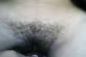 Hairy and unsightly Arab slit swallows miniature schlong on a pov movie