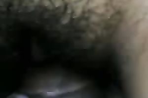 Hairy and unsightly Arab slit swallows miniature schlong on a pov movie