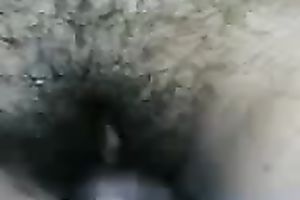 Hairy and unsightly Arab slit swallows miniature schlong on a pov movie