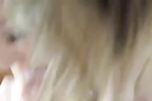 Italian pale skin youthful girlfriend eats my cock with wish