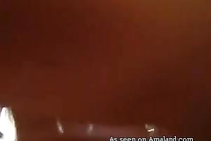 Sweet Indian honey sucks her lover's chocolate schlong like crazy