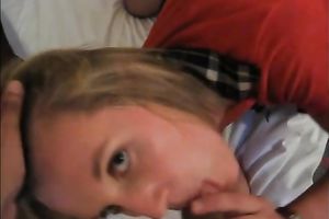 Blonde emotional blue eyed beauty got analfucked missionary