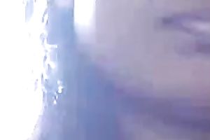 Ugly fat non-professional brunette hair wifey provides her hubby with BJ on livecam