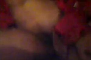 Ugly fat non-professional brunette hair wifey provides her hubby with BJ on livecam