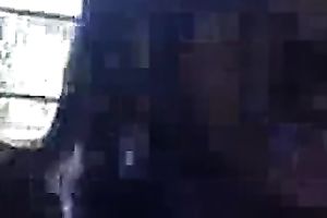 Ugly fat non-professional brunette hair wifey provides her hubby with BJ on livecam