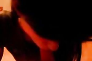 Dark haired unsightly and frightening dark brown nympho sucks my ally dry