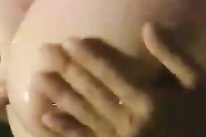 My gorgeous Japanese GF desires me to caress her large natural titties