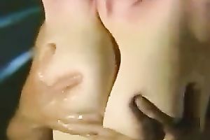 My gorgeous Japanese GF desires me to caress her large natural titties