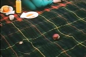 Sexy all natural white European hotties on the picnic jointly