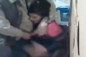 Drunk obese woman takes schlong in her hot throat at her workplace