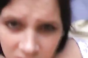 My redhead lassie deepthroats my dong and acquires bonked