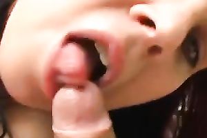 My redhead lassie deepthroats my dong and acquires bonked