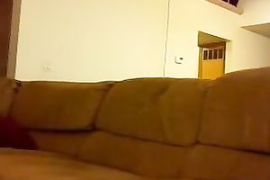 Adorable and impure golden-haired girlfriend shared for double penetration act