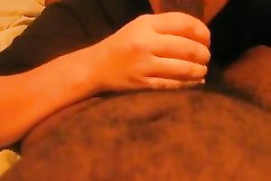 White legal age teenager is going insane with my black jock in her throat