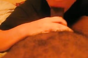 White legal age teenager is going insane with my black jock in her throat