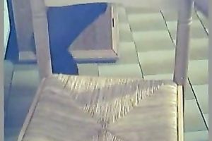 Slender cutie in dark nylons has no thing against flashing her tits to me