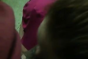 Nasty fat seller in a food market sucks my hard wang