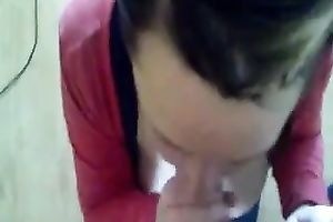Awesome large breasted overweight girlfriend of my buddy works on his lengthy jock