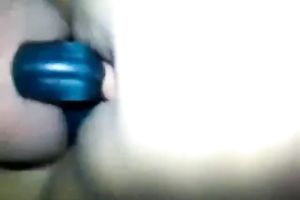 My shlong penetrating puffy hairless cum-hole of my girlfriend