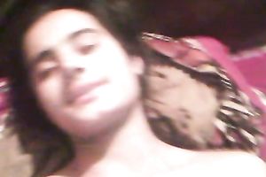 Horny guy jams mangos of his GF while fucking her missionary style