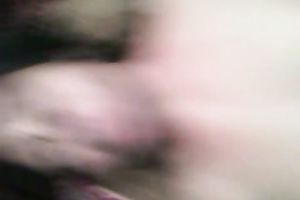 Horny guy jams mangos of his GF while fucking her missionary style