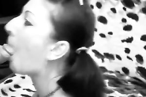 Friend of mine drilled his hawt sweetheart in his bedroom in her face hole