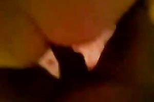 Submissive white milf is taking my large dark pole from behind