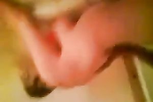 Submissive white milf is taking my large dark pole from behind