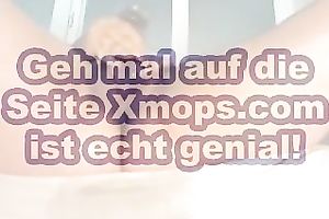 Amateur lady was rubbing her moist bald rock hard love tunnel untill that babe squirted