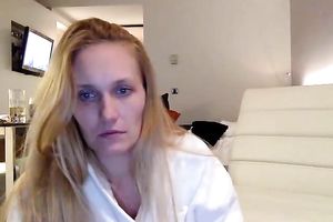 Bitchie dilettante webcam blond mother I'd like to fuck fingers dark hole of her yielding hubby