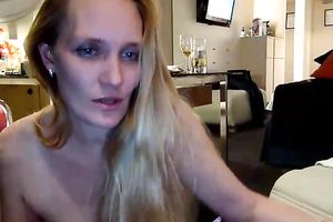 Bitchie dilettante webcam blond mother I'd like to fuck fingers dark hole of her yielding hubby